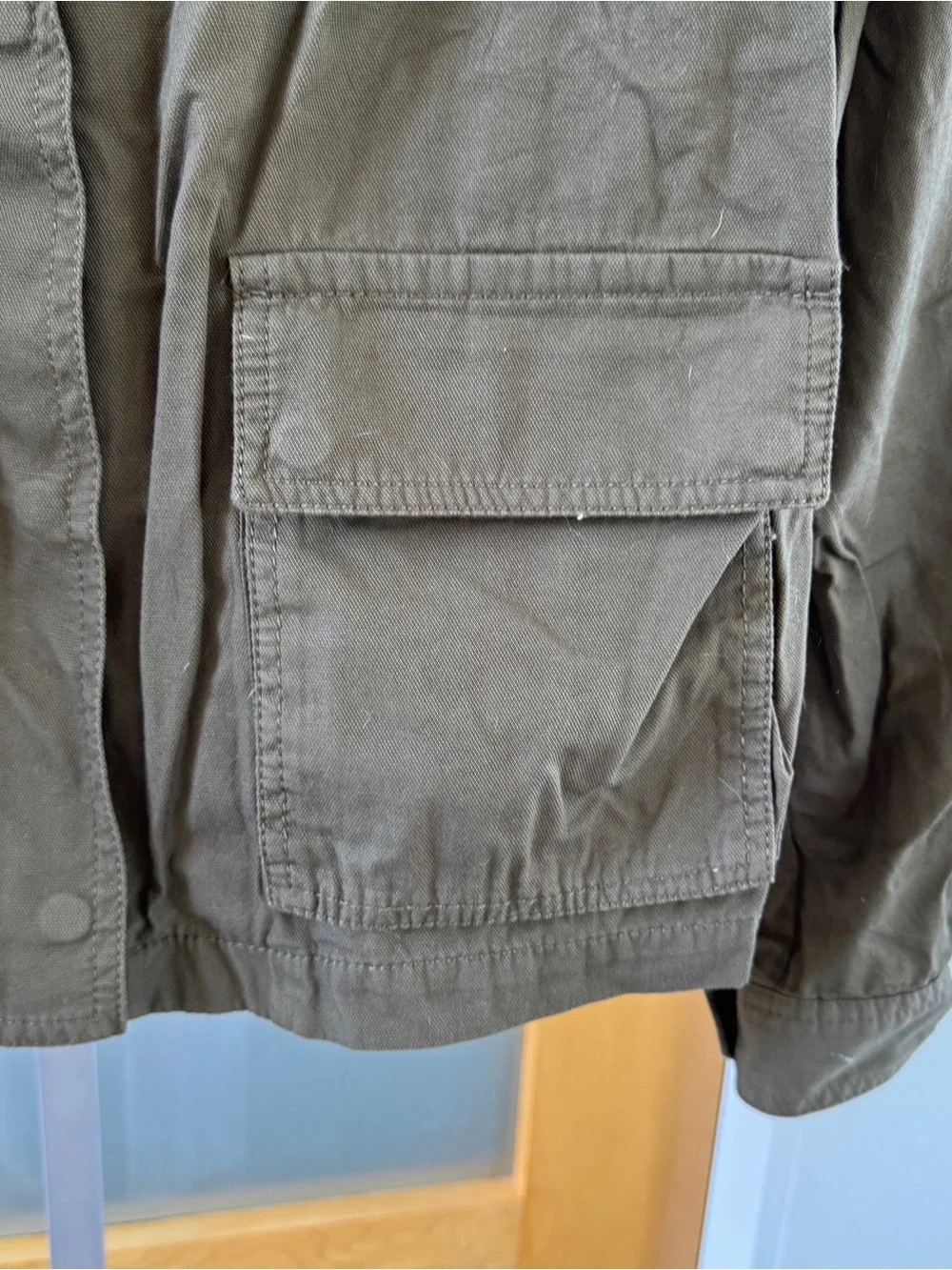 Banana Republic Olive Green Military-Style Jacket